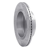 Dynamic Friction 2012-2020 Ford F-150 4WD Rear Left Drilled & Slotted Silver Brake Rotor by Dynamic Friction Company 631-54220L