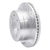 Dynamic Friction 2011-2022 Ford F-350 Super Duty 4WD Rear Right Drilled & Slotted Silver Brake Rotor by Dynamic Friction Company 631-54227R