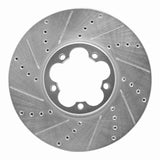 Dynamic Friction 2015-2025 Ford Transit-350 HD/DRW Front Left Drilled & Slotted Silver Brake Rotor by Dynamic Friction Company 631-54230L