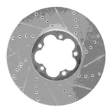 Dynamic Friction 2015-2025 Ford Transit-350 HD/DRW Front Right Drilled & Slotted Silver Brake Rotor by Dynamic Friction Company 631-54230R