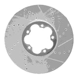 Dynamic Friction 2015-2025 Ford Transit-350 HD/DRW Front Right Drilled & Slotted Silver Brake Rotor by Dynamic Friction Company 631-54230R