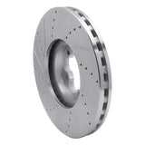Dynamic Friction 2015-2025 Ford Transit-350 HD/DRW Front Right Drilled & Slotted Silver Brake Rotor by Dynamic Friction Company 631-54230R