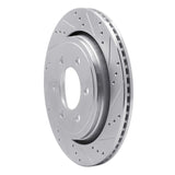Dynamic Friction 2015-2017 Ford F-150 4WD Rear Right Drilled & Slotted Silver Brake Rotor by Dynamic Friction Company 631-54231R