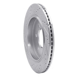 Dynamic Friction 2015-2017 Ford F-150 4WD Rear Right Drilled & Slotted Silver Brake Rotor by Dynamic Friction Company 631-54231R