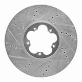 Dynamic Friction 2014-2019 Ford Transit-250 Front Left Drilled & Slotted Silver Brake Rotor by Dynamic Friction Company 631-54232L