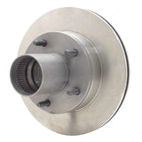 R1 Concepts 1994-1995 Ford Bronco Front Left Drilled & Slotted Silver Brake Rotor by R1 Concepts 631-54237L