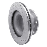 R1 Concepts 1983-1999 Ford LN600 Short Conventional (w/Front Disc) Front Left Drill/Slot Silver Brake Rotor by R1 Concepts 631-54244L