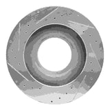 R1 Concepts 1983-1999 Ford LN600 Short Conventional (w/Front Rotors) Front Right Drill/Slot Silver Brake Rotor by R1 Concepts 631-54244R