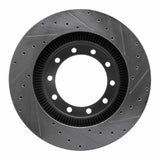R1 Concepts 1989-2024 Beaver Motorcoach Contessa Front Left/Rear Left Left Drill & Slot Silver Brake Rotor by R1 Concepts 631-54256L