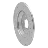 Dynamic Friction 2016-2025 Ford Escape Rear Right Drilled & Slotted Silver Brake Rotor by Dynamic Friction Company 631-54262R
