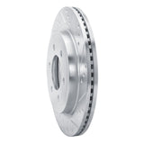 Dynamic Friction 2018-2021 Ford F-150 4WD Rear Right Drilled & Slotted Silver Brake Rotor by Dynamic Friction Company 631-54267R