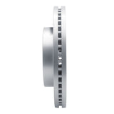Dynamic Friction 2019-2025 Ford Bronco Front Left Drilled & Slotted Silver Brake Rotor by Dynamic Friction Company 631-54275L