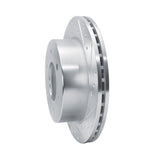 Dynamic Friction 2019-2025 Ford Ranger (USA/Canada) Rear Right Drilled & Slotted Silver Brake Rotor by Dynamic Friction Company 631-54276R
