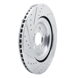 Dynamic Friction 2020-2025 Ford Police Interceptor Utility Rear Right Drilled & Slotted Silver Brake Rotor by Dynamic Friction Company 631-54278R
