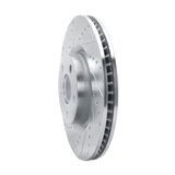 Dynamic Friction 2020-2025 Ford Escape Front Left Drilled & Slotted Silver Brake Rotor by Dynamic Friction Company 631-54281L