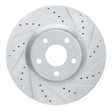 Dynamic Friction 2020-2025 Ford Escape Front Right Drilled & Slotted Silver Brake Rotor by Dynamic Friction Company 631-54281R