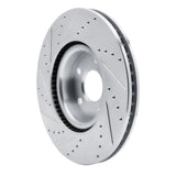 Dynamic Friction 2020-2025 Ford Escape Front Right Drilled & Slotted Silver Brake Rotor by Dynamic Friction Company 631-54281R