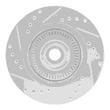 R1 Concepts 1987-1992 Lincoln Mark VII Front Right Drilled & Slotted Silver Brake Rotor by R1 Concepts 631-55000R