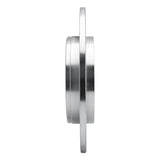 Dynamic Friction 2003-2005 Lincoln Aviator Rear Left Drilled & Slotted Silver Brake Rotor by Dynamic Friction Company 631-55008L