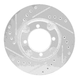 R1 Concepts 1986-1994 Mazda 323 Front Left Drilled & Slotted Silver Brake Rotor by R1 Concepts 631-56000L