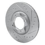 R1 Concepts 1986-1994 Mazda 323 Front Right Drilled & Slotted Silver Brake Rotor by R1 Concepts 631-56000R