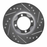 R1 Concepts 1986-1994 Mazda 323 Front Right Drilled & Slotted Silver Brake Rotor by R1 Concepts 631-56000R