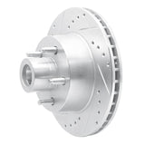 R1 Concepts 1979-1991 Ford LTD Crown Victoria Front Left Drilled & Slotted Silver Brake Rotor by R1 Concepts 631-56008L