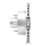R1 Concepts 1979-1991 Ford LTD Crown Victoria Front Left Drilled & Slotted Silver Brake Rotor by R1 Concepts 631-56008L