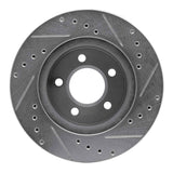 R1 Concepts 1991-1994 Ford Crown Victoria Front Left Drilled & Slotted Silver Brake Rotor by R1 Concepts 631-56009L