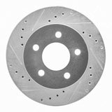 R1 Concepts 1991-1994 Ford Crown Victoria Front Left Drilled & Slotted Silver Brake Rotor by R1 Concepts 631-56009L
