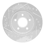 R1 Concepts 1991-1994 Ford Crown Victoria Front Right Drilled & Slotted Silver Brake Rotor by R1 Concepts 631-56009R