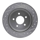 R1 Concepts 1991-1995 Ford Crown Victoria Rear Left Drilled & Slotted Silver Brake Rotor by R1 Concepts 631-56010L