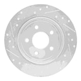 R1 Concepts 1991-1995 Ford Crown Victoria Rear Right Drilled & Slotted Silver Brake Rotor by R1 Concepts 631-56010R