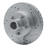 R1 Concepts 1990-1991 Ford LTD Crown Victoria Front Left Drilled & Slotted Silver Brake Rotor by R1 Concepts 631-56011L