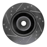 R1 Concepts 1990-1991 Ford LTD Crown Victoria Front Left Drilled & Slotted Silver Brake Rotor by R1 Concepts 631-56011L