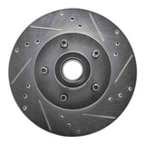 R1 Concepts 1990-1991 Ford LTD Crown Victoria Front Left Drilled & Slotted Silver Brake Rotor by R1 Concepts 631-56011L