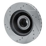 R1 Concepts 1990-1991 Ford LTD Crown Victoria Front Left Drilled & Slotted Silver Brake Rotor by R1 Concepts 631-56011L