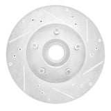 R1 Concepts 1990-1991 Ford Country Squire Front Right Drilled & Slotted Silver Brake Rotor by R1 Concepts 631-56011R
