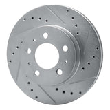 R1 Concepts 1995-1997 Ford Crown Victoria Front Left Drilled & Slotted Silver Brake Rotor by R1 Concepts 631-56012L