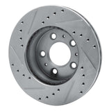 R1 Concepts 1995-1997 Ford Crown Victoria Front Left Drilled & Slotted Silver Brake Rotor by R1 Concepts 631-56012L