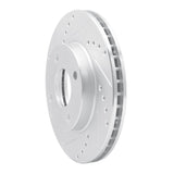 R1 Concepts 1995-2004 Ford Contour Front Left Drilled & Slotted Silver Brake Rotor by R1 Concepts 631-56013L