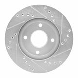 R1 Concepts 1995-2004 Ford Contour Front Left Drilled & Slotted Silver Brake Rotor by R1 Concepts 631-56013L