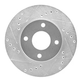 R1 Concepts 1995-2004 Ford Contour Front Left Drilled & Slotted Silver Brake Rotor by R1 Concepts 631-56013L