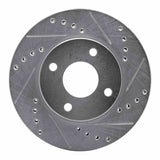 R1 Concepts 1995-2004 Ford Contour Front Right Drilled & Slotted Silver Brake Rotor by R1 Concepts 631-56013R