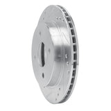 R1 Concepts 1995-2004 Ford Contour Rear Left Drilled & Slotted Silver Brake Rotor by R1 Concepts 631-56014L