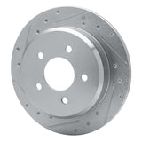 R1 Concepts 1996-2002 Ford Crown Victoria Rear Left Drilled & Slotted Silver Brake Rotor by R1 Concepts 631-56015L