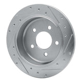 R1 Concepts 1996-2002 Ford Crown Victoria Rear Left Drilled & Slotted Silver Brake Rotor by R1 Concepts 631-56015L