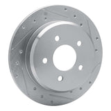 R1 Concepts 1996-2002 Ford Crown Victoria Rear Right Drilled & Slotted Silver Brake Rotor by R1 Concepts 631-56015R