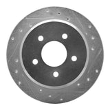 R1 Concepts 1996-2002 Ford Crown Victoria Rear Right Drilled & Slotted Silver Brake Rotor by R1 Concepts 631-56015R