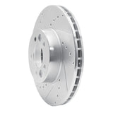 R1 Concepts 1998-2002 Ford Crown Victoria Front Left Drilled & Slotted Silver Brake Rotor by R1 Concepts 631-56016L